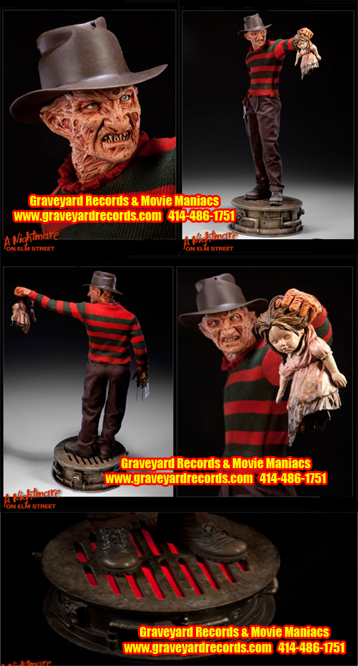 18" Premium Format Freddy Krueger Statue